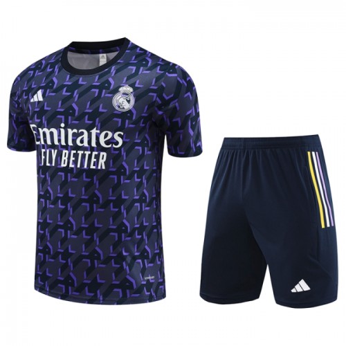 Conjunto Real Madrid Pre-Match 2024-25 - Criança Conjunto Real Madrid Pre-Match 2024-25 - Criança